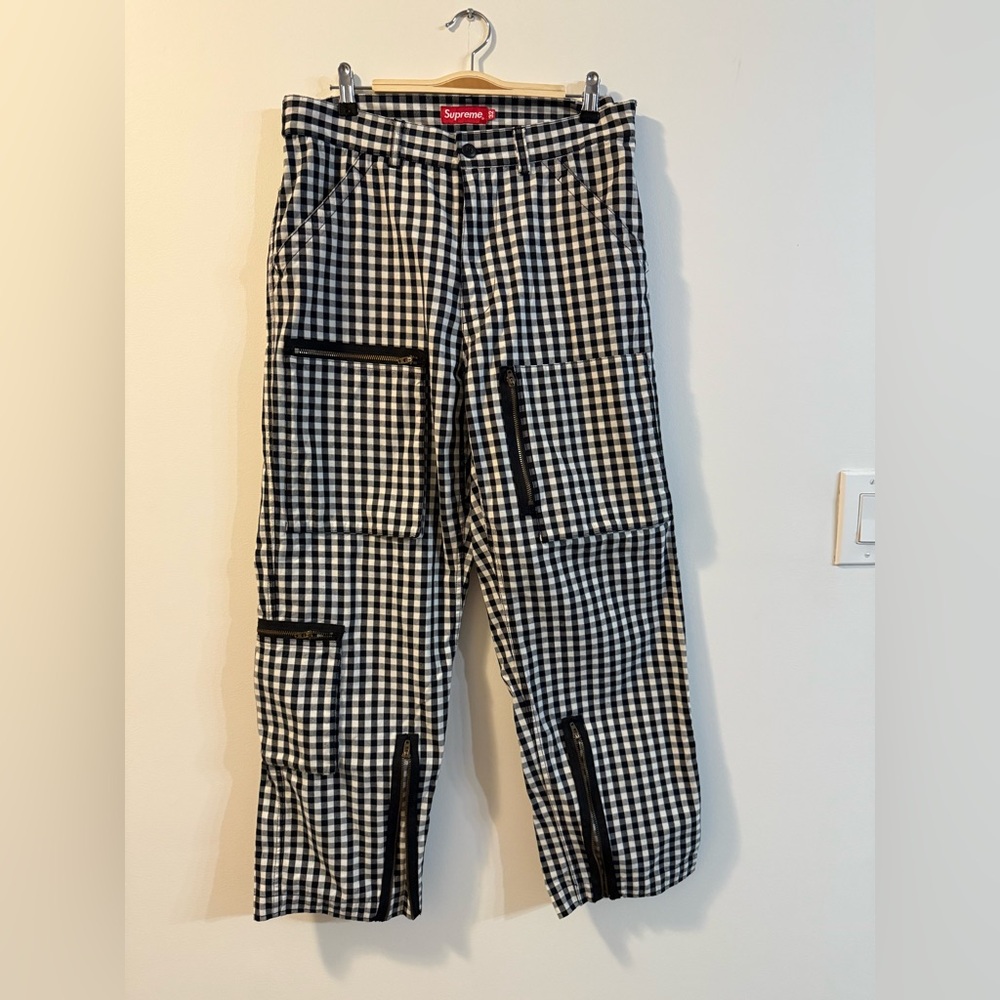 Supreme Gingham Flight Pant size 32